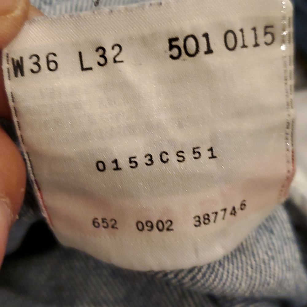 LEVI'S 501 JEANS ๐โค๏ธ๐ฅ - Picture 9 of 11